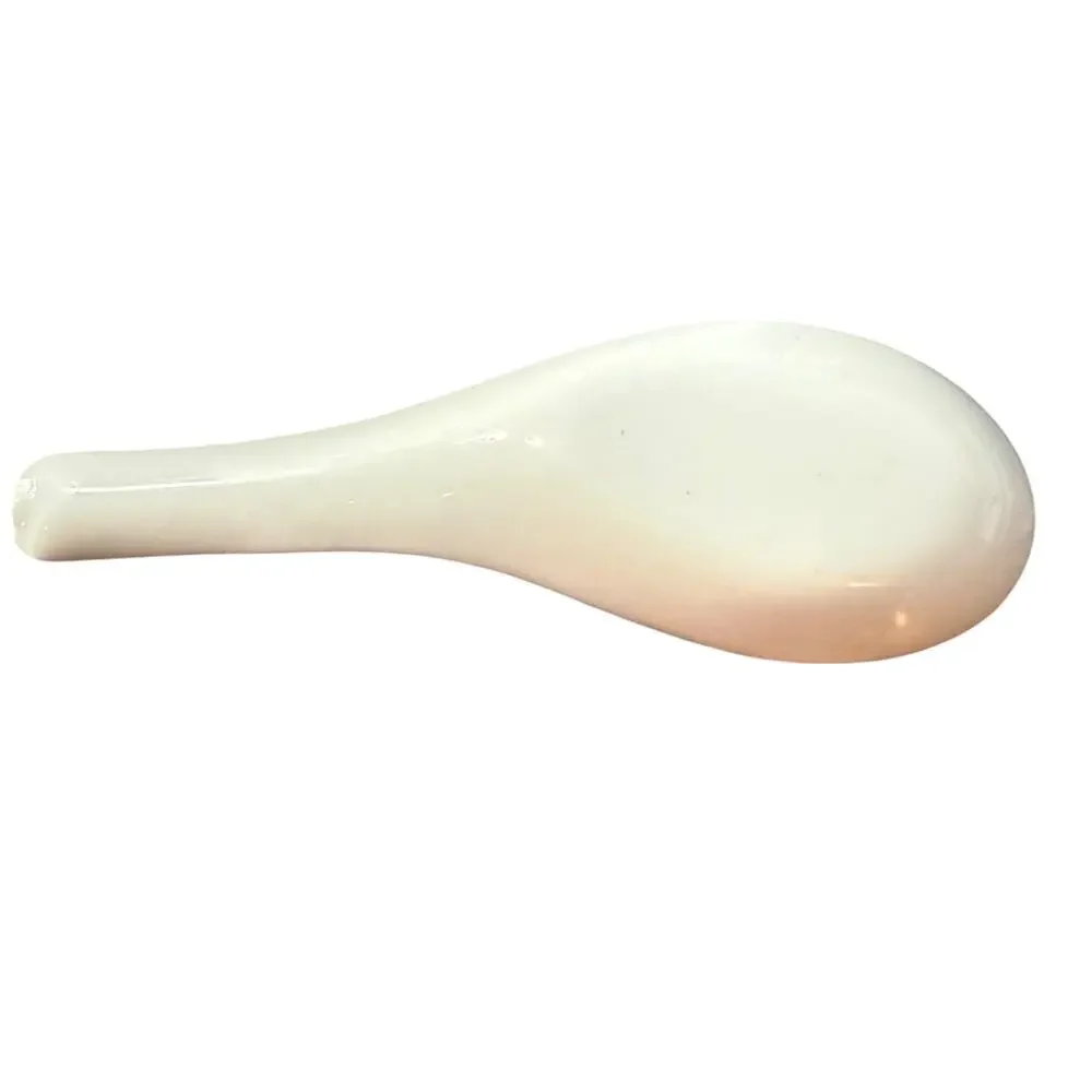 Chinese Red Dragon Porcelain Soup Spoon